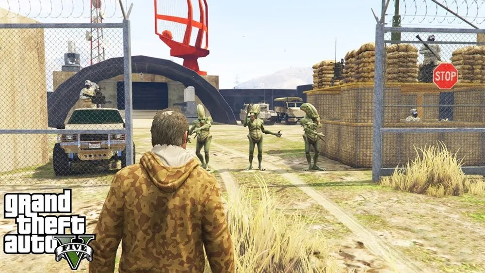 As 10 maiores curiosidades sobre a área 51 Área 51 em GTA 5