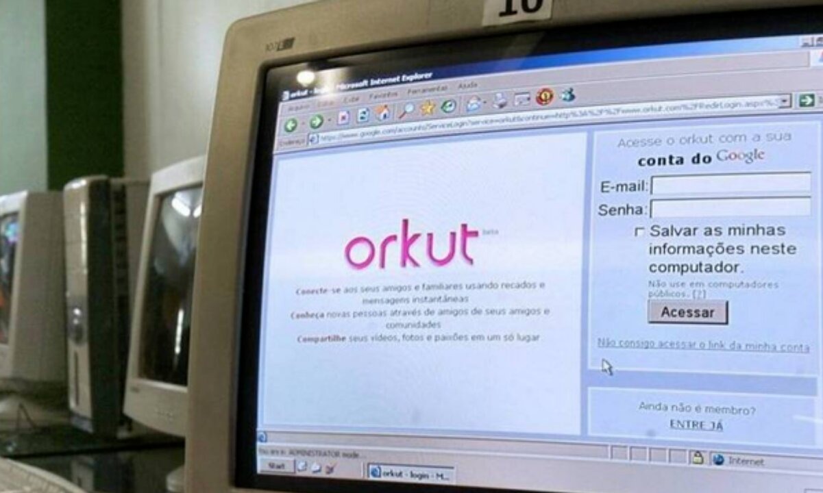 Orkut - página inicial