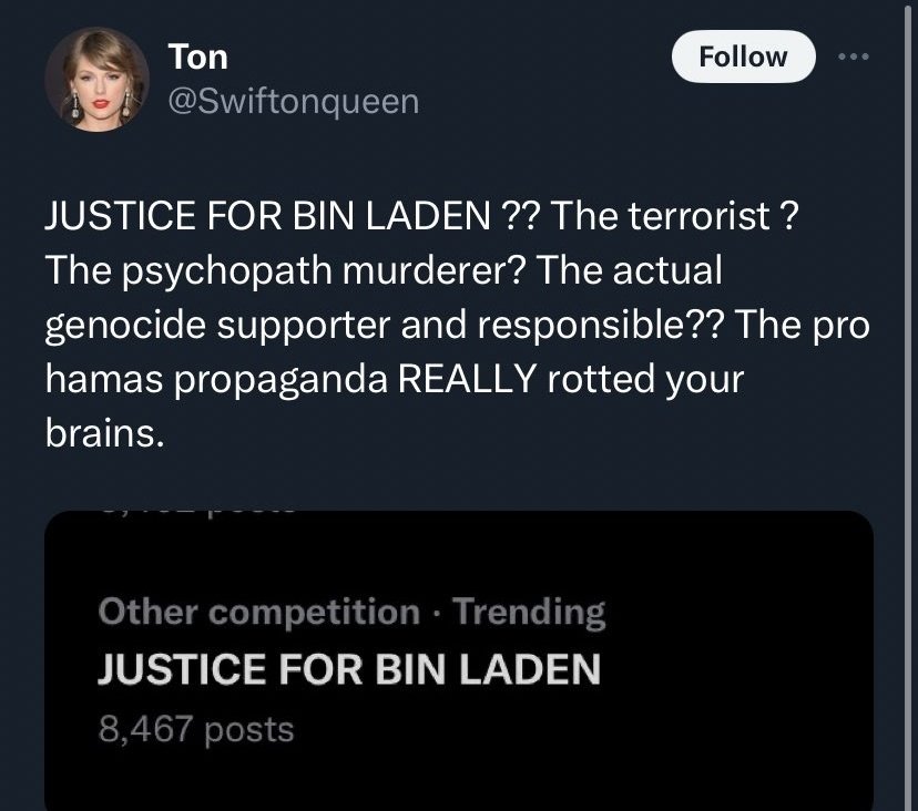 BBB 24: Gringos criticam tags 'Bin Laden merece respeito' e 'justiça para Bin Laden' de apoio a MC Bin Laden justice for bin ladenbin laden merece respeito