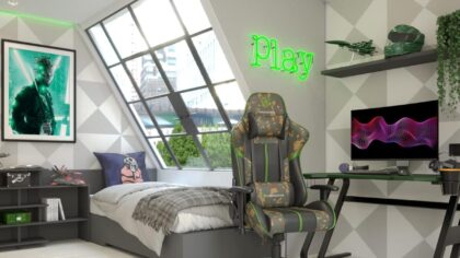 Cadeira Gamer Camuflada