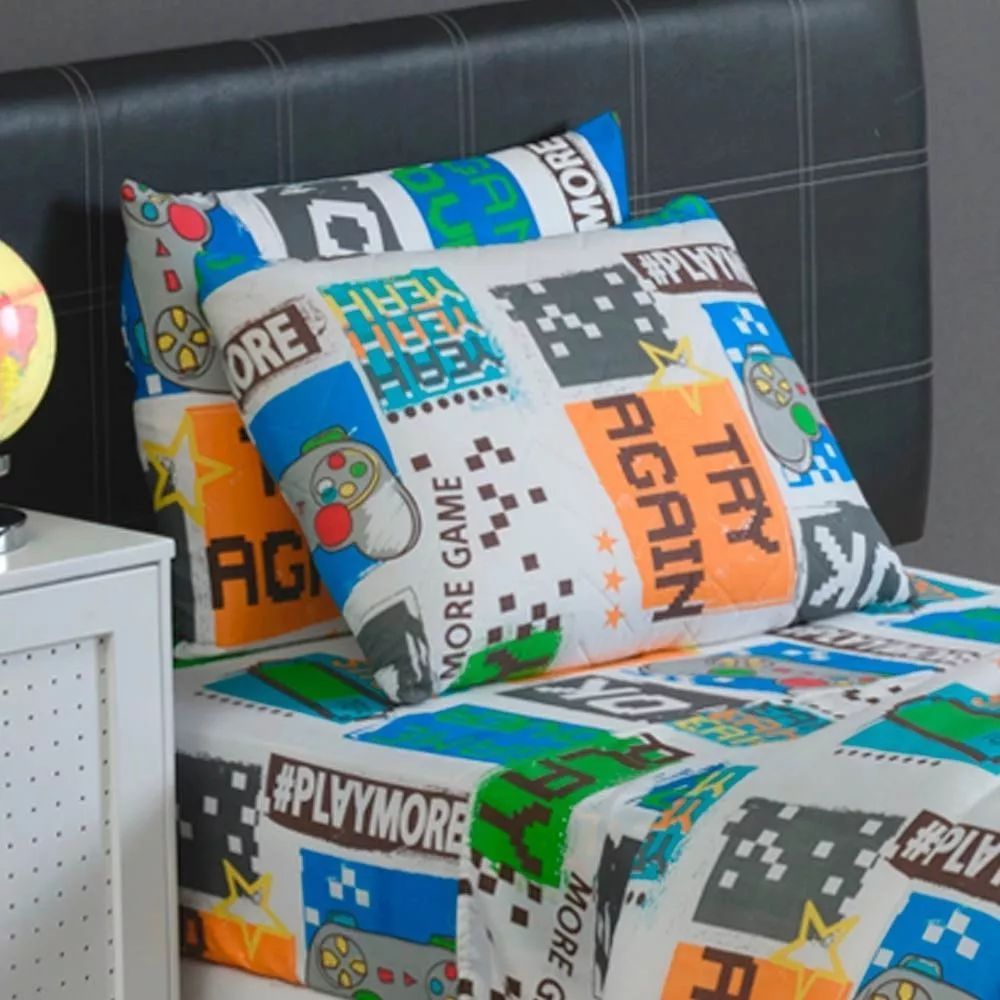 Jogo de lençol infantil 2 peças | Achei na Shopee O melhor jogo de lençol infantil para cama de solteiro praticidade e conforto