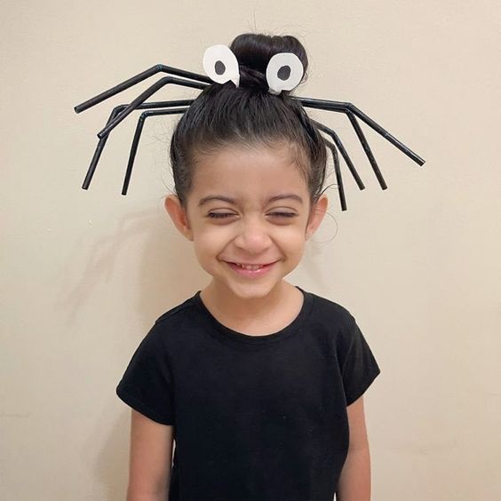As melhores ideias de Cabelo Maluco Menina e Menino com o tema Halloween Penteado Cabelo Maluco Halloween (18)