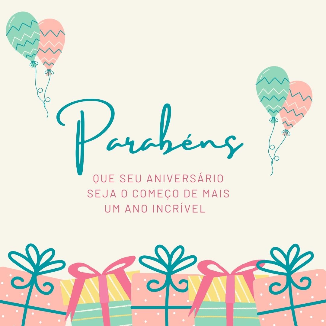 Post feliz aniversário para WhatsApp