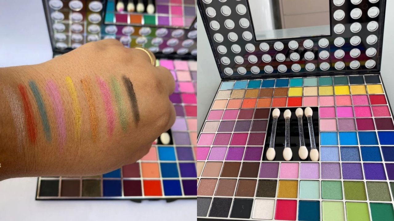 Melhor Paleta De Sombras 98 Cores Profissional P&W