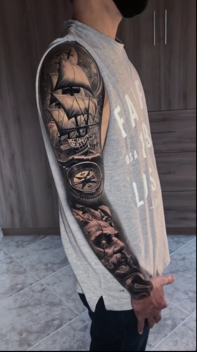 Tatuagem Braço Fechado: 12 ideias para você escolher Tatuagem braço fechado 12 ideias para você escolher