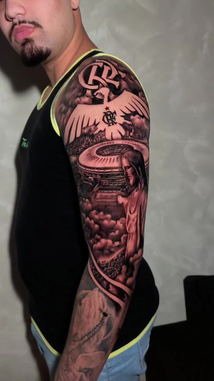 Tatuagem do Flamengo: 12 ideias para homenagear o Mengão Tatuagem do Flamengo IDEIAS