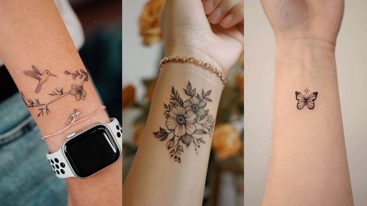 Tatuagem feminina no pulso: 12 ideias incríveis para fazer uma