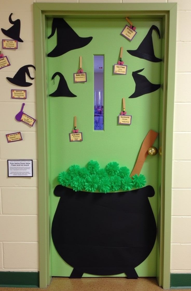 Decoração de Porta Halloween: 12 melhores ideias decoração de porta de Halloween