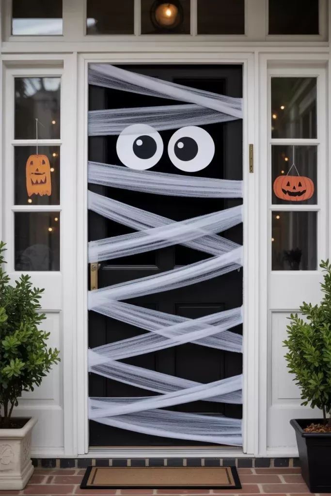 Decoração de Porta Halloween: 12 melhores ideias decoração de porta de Halloween