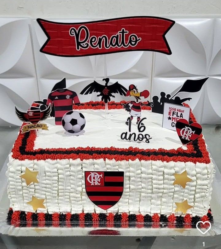 12 melhores ideias de bolo do Flamengo ideias de bolo do Flamengo