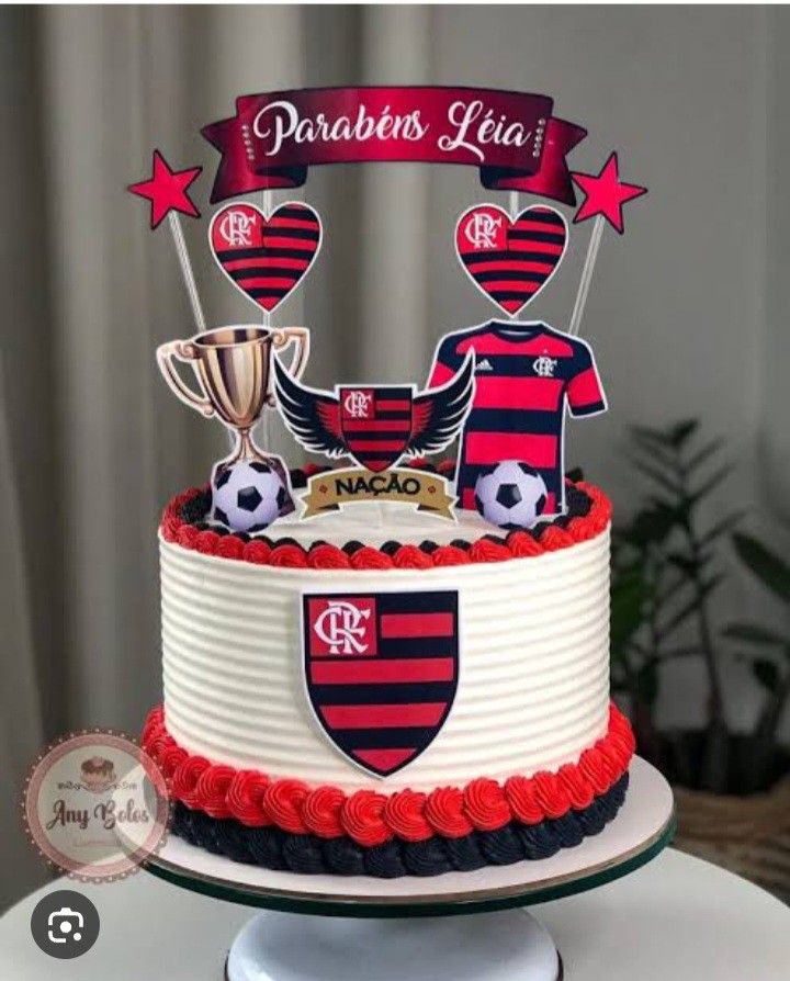 12 melhores ideias de bolo do Flamengo ideias de bolo do Flamengo