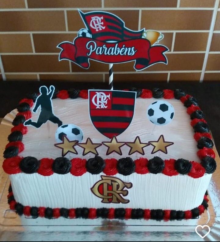 12 melhores ideias de bolo do Flamengo ideias de bolo do Flamengo 6