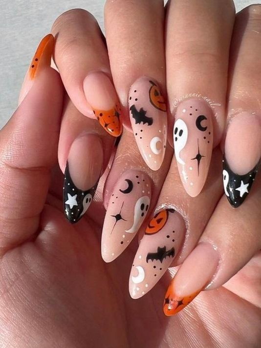 12 melhores ideias de unhas de Halloween ideias de unhas de Halloween
