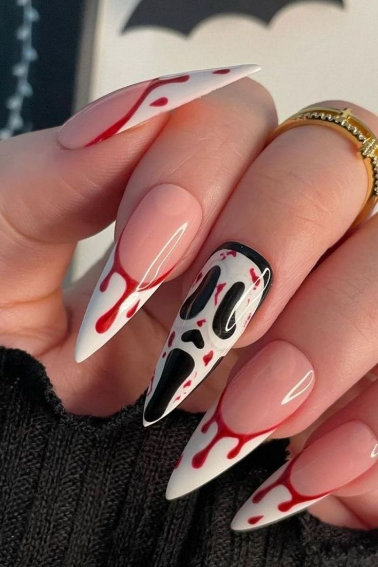 12 melhores ideias de unhas de Halloween ideias de unhas de Halloween