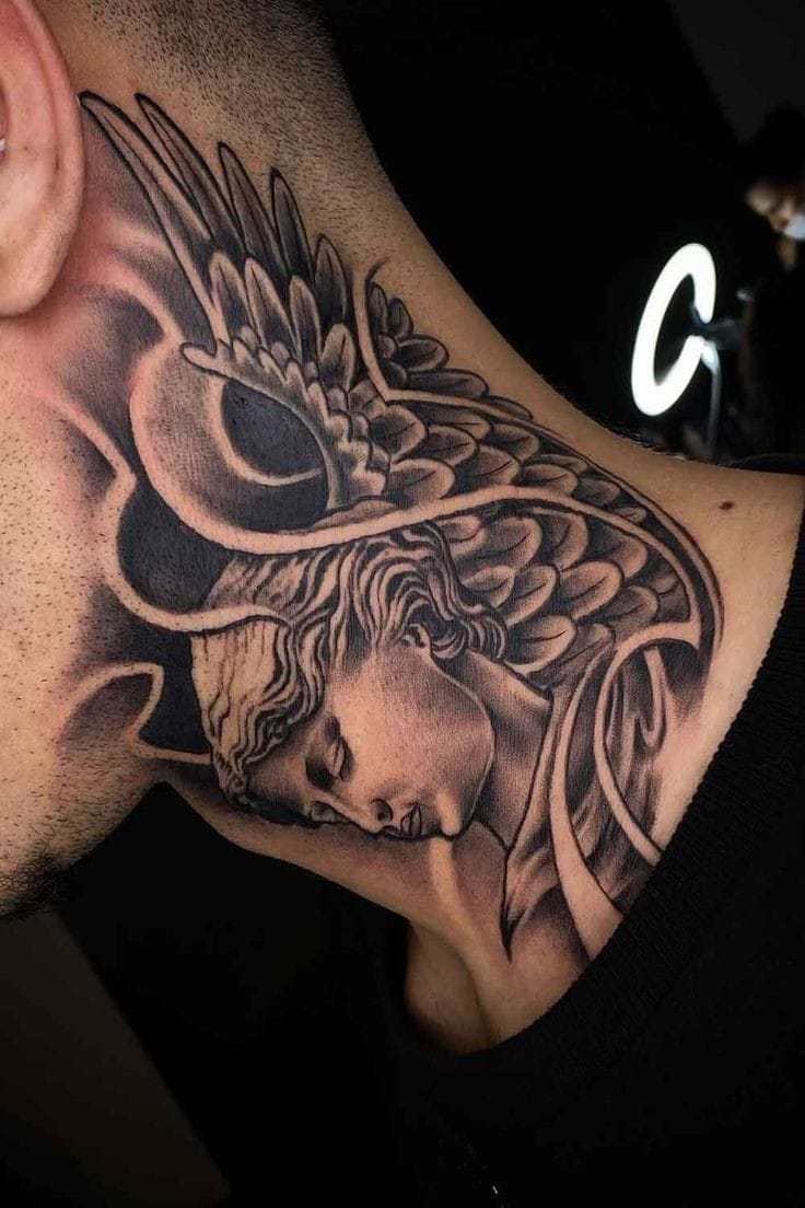 Tatuagem no Pescoço Masculina: 12 ideias para inspirar Tatuagem no Pescoço Masculina