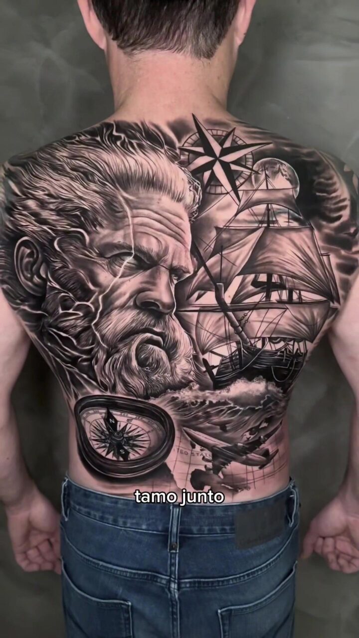 Tatuagem Costas Fechada: 12 ideias de tatuagens fechamento de costas Tatuagem Fechamento de costas