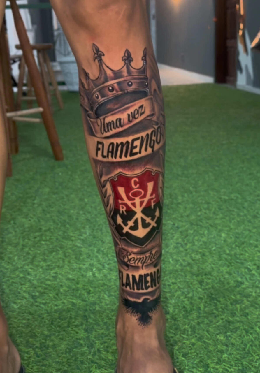 Tatuagem do Flamengo: 12 ideias de tatuagens Tatuagem do Flamengo