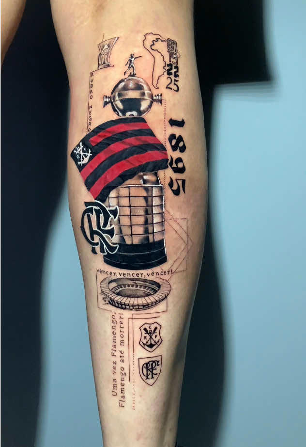 Tatuagem do Flamengo: 12 ideias de tatuagens Tatuagem do Flamengo