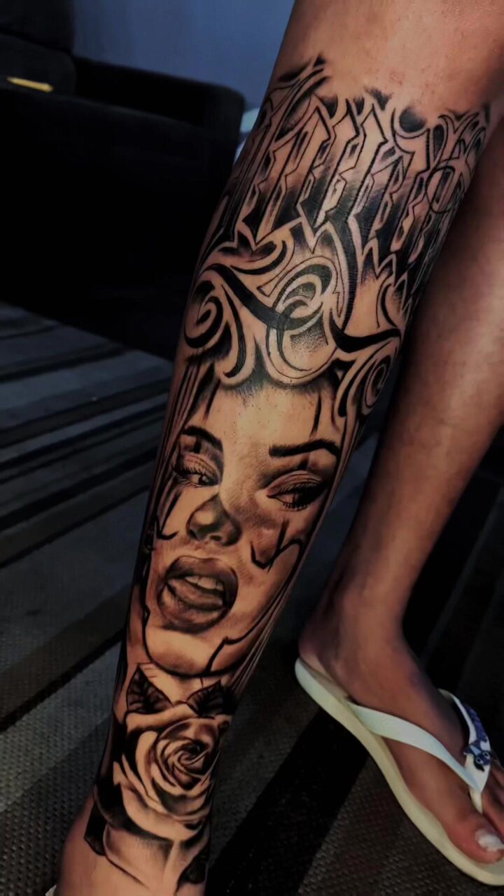 12 ideias de Tatuagem na Canela Tatuagem na Canela