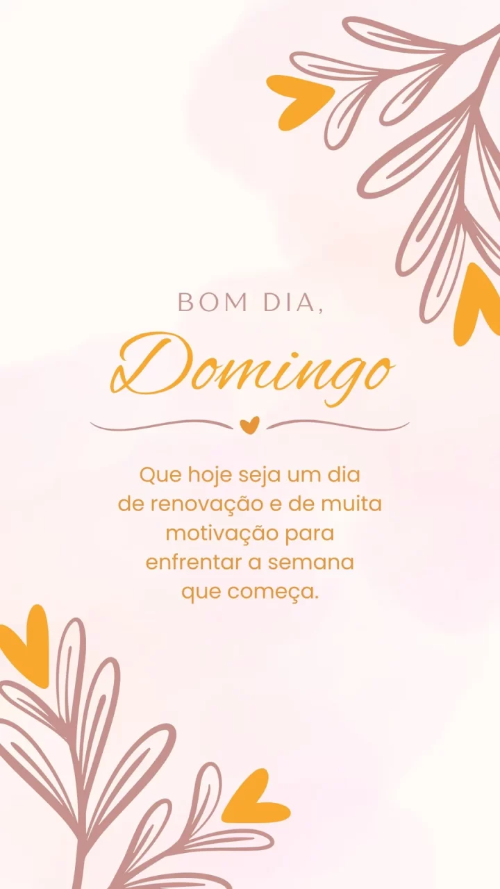 12 Story Bom Domingo Instagram para compartilhar boas energias Story Bom Domingo